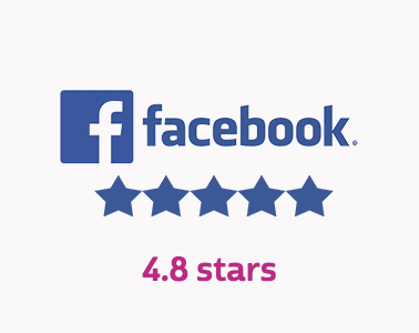Facebook Reviews 4.8 stars